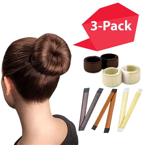 Hair bun creator - Magic Hair Bun Maker Donut 2 PCS - French Twist Hair Styling Tool Snap Roll, Hair Bun Accessories with 20 Hair Bobby Pins, 5 Elastic Bands and 4 Pony Hair Tool for Women Kids & Thin Hair (Blonde) 6. $997 ($4.99/Count) Save 25% with coupon. FREE delivery Wed, Aug 9 on $25 of items shipped by Amazon. 